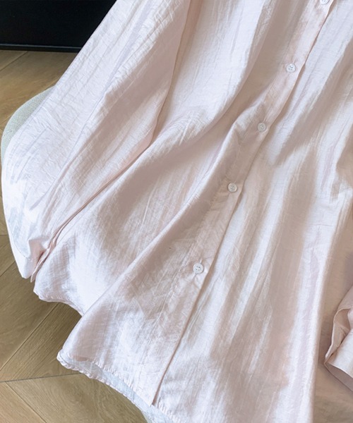 frunco(フランコ)の「【ZOZO限定】リボン刺繍シアーシャツ(シャツ/ブラウス・レディース・ホワイト/ピンク/グリーン/ブルー・FREE)」の14枚目の写真