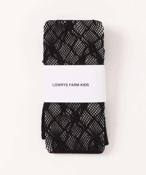 LOWRYS FARM（ローリーズファーム）の「レースタイツ　 137257（タイツ/ストッキング・キッズ・ブラック/ホワイト・FREE）」の3枚目の写真