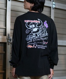 【ムラサキスポーツ限定】TOY MACHINE/トイマシーン ロンT/長袖Tシャツ ビックシルエット バックプリント MTMFELT2