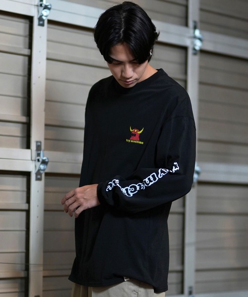 TOY MACHINE(トイ マシーン)の「【ムラサキスポーツ限定】TOY MACHINE/トイマシーン ロンT/長袖Tシャツ ビックシルエット バックプリント MTMFELT2(Tシャツ/カットソー・メンズ・オレンジ/ホワイト/ブラック・M/L/XL)」の12枚目の写真