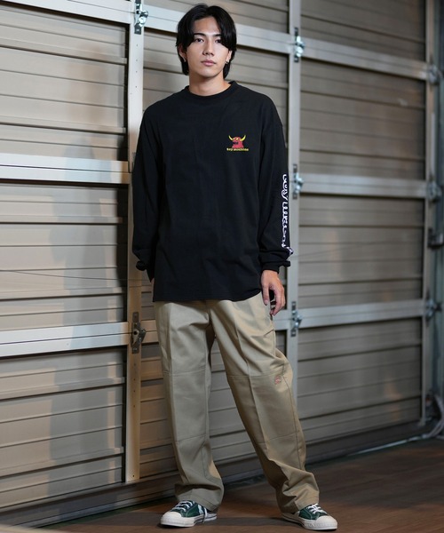 TOY MACHINE(トイ マシーン)の「【ムラサキスポーツ限定】TOY MACHINE/トイマシーン ロンT/長袖Tシャツ ビックシルエット バックプリント MTMFELT2(Tシャツ/カットソー・メンズ・オレンジ/ホワイト/ブラック・M/L/XL)」の15枚目の写真