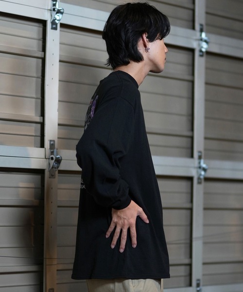 TOY MACHINE(トイ マシーン)の「【ムラサキスポーツ限定】TOY MACHINE/トイマシーン ロンT/長袖Tシャツ ビックシルエット バックプリント MTMFELT2(Tシャツ/カットソー・メンズ・オレンジ/ホワイト/ブラック・M/L/XL)」の14枚目の写真