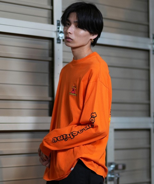 TOY MACHINE(トイ マシーン)の「【ムラサキスポーツ限定】TOY MACHINE/トイマシーン ロンT/長袖Tシャツ ビックシルエット バックプリント MTMFELT2(Tシャツ/カットソー・メンズ・オレンジ/ホワイト/ブラック・M/L/XL)」の19枚目の写真
