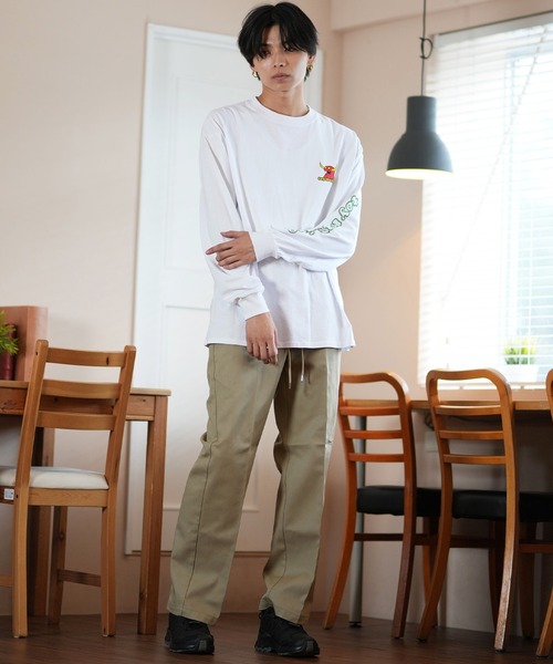 TOY MACHINE(トイ マシーン)の「【ムラサキスポーツ限定】TOY MACHINE/トイマシーン ロンT/長袖Tシャツ ビックシルエット バックプリント MTMFELT2(Tシャツ/カットソー・メンズ・オレンジ/ホワイト/ブラック・M/L/XL)」の8枚目の写真