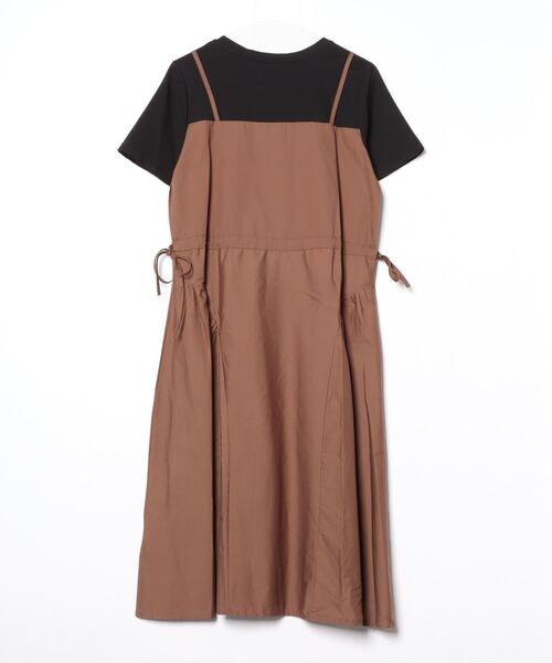 【セール】A.N.L フェイクレイヤードワンピース（ワンピース）｜a.n.l（エーエヌエル レーベル）