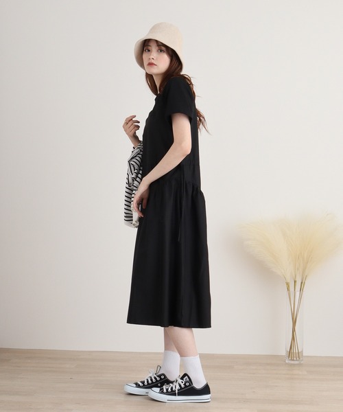 【セール】A.N.L フェイクレイヤードワンピース（ワンピース）｜a.n.l（エーエヌエル レーベル）