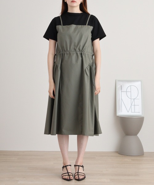 【セール】A.N.L フェイクレイヤードワンピース（ワンピース）｜a.n.l（エーエヌエル レーベル）