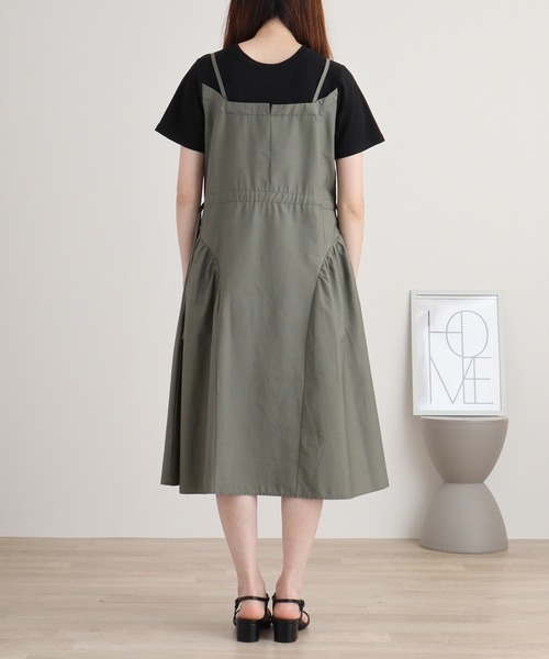 【セール】A.N.L フェイクレイヤードワンピース（ワンピース）｜a.n.l（エーエヌエル レーベル）