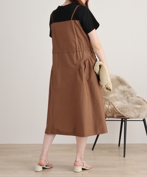 【セール】A.N.L フェイクレイヤードワンピース（ワンピース）｜a.n.l（エーエヌエル レーベル）