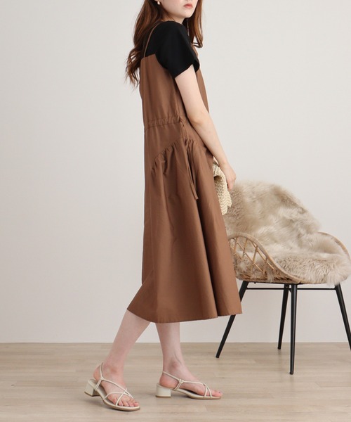 【セール】A.N.L フェイクレイヤードワンピース（ワンピース）｜a.n.l（エーエヌエル レーベル）