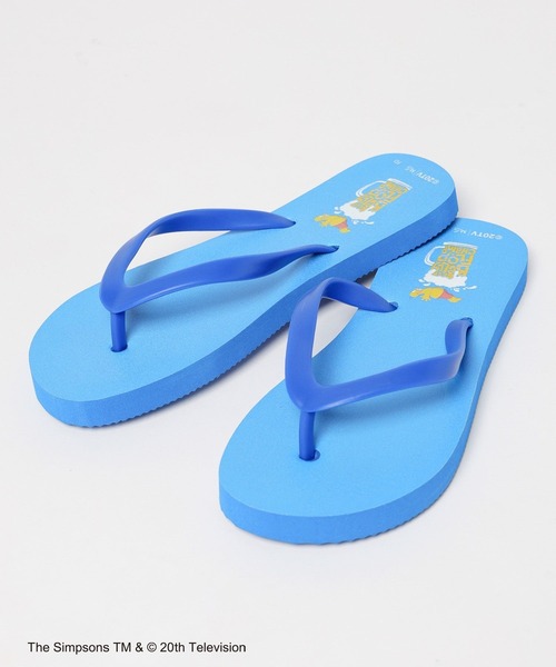 LEPSIM（レプシィム）の「【THE SIMPSONS／ザ・シンプソンズ】ビーチサンダル　140541（サンダル・レディース・ブラック/ライトブルー・ONE SIZE）」の4枚目の写真