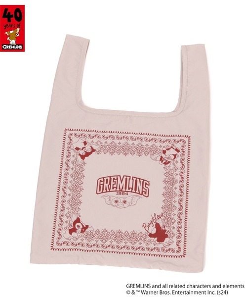 BAYFLOW（ベイフロー）の「[コンパクトに収納可能]【GREMLINS】マルシェバック（エコバッグ/サブバッグ・レディース・アイボリー/ネイビー・0）」の5枚目の写真