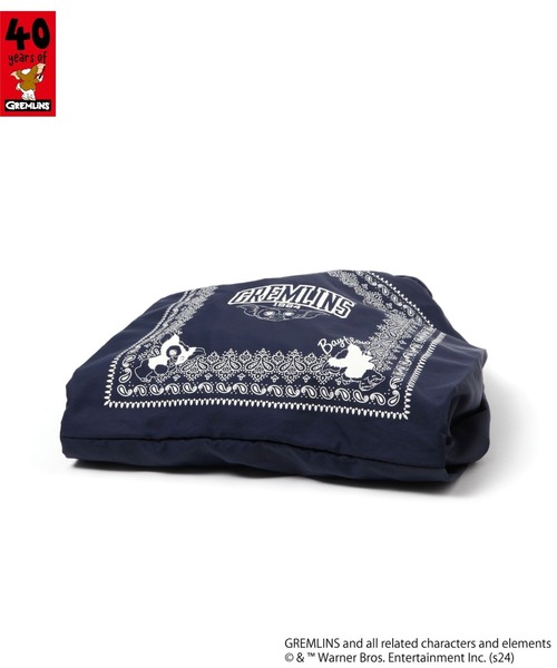 BAYFLOW（ベイフロー）の「[コンパクトに収納可能]【GREMLINS】マルシェバック（エコバッグ/サブバッグ・レディース・アイボリー/ネイビー・0）」の9枚目の写真