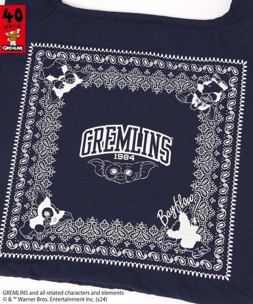 BAYFLOW（ベイフロー）の「[コンパクトに収納可能]【GREMLINS】マルシェバック（エコバッグ/サブバッグ・レディース・アイボリー/ネイビー・0）」の11枚目の写真