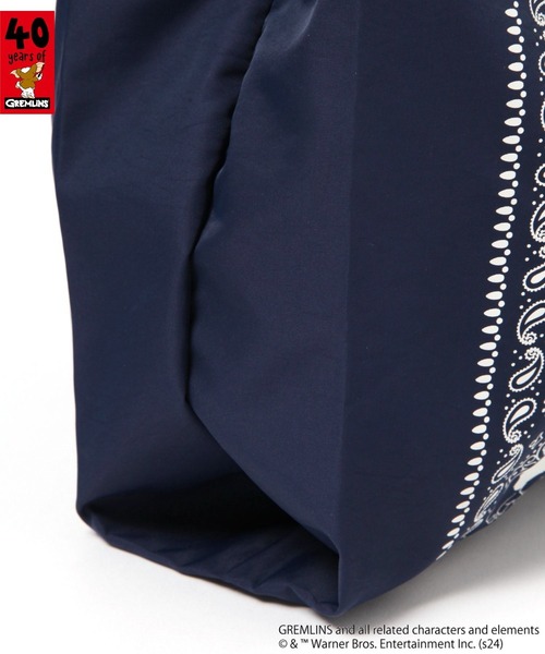 BAYFLOW（ベイフロー）の「[コンパクトに収納可能]【GREMLINS】マルシェバック（エコバッグ/サブバッグ・レディース・アイボリー/ネイビー・0）」の12枚目の写真