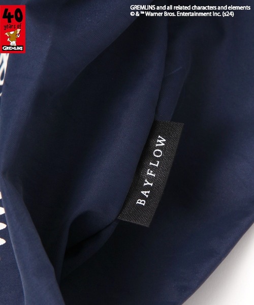 BAYFLOW（ベイフロー）の「[コンパクトに収納可能]【GREMLINS】マルシェバック（エコバッグ/サブバッグ・レディース・アイボリー/ネイビー・0）」の13枚目の写真