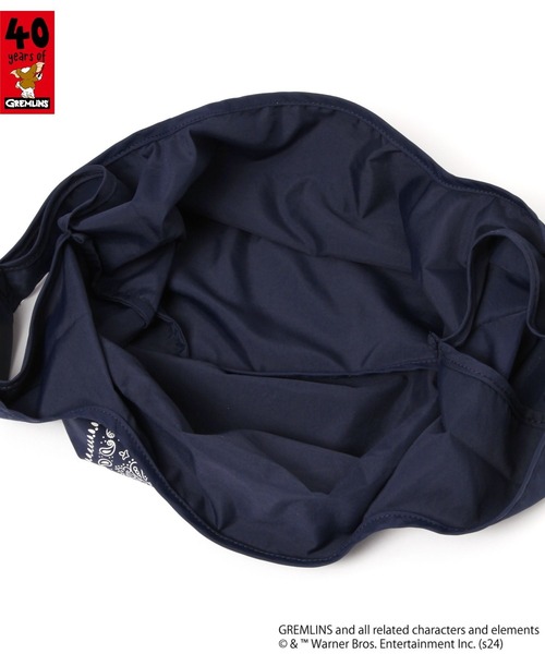 BAYFLOW（ベイフロー）の「[コンパクトに収納可能]【GREMLINS】マルシェバック（エコバッグ/サブバッグ・レディース・アイボリー/ネイビー・0）」の14枚目の写真