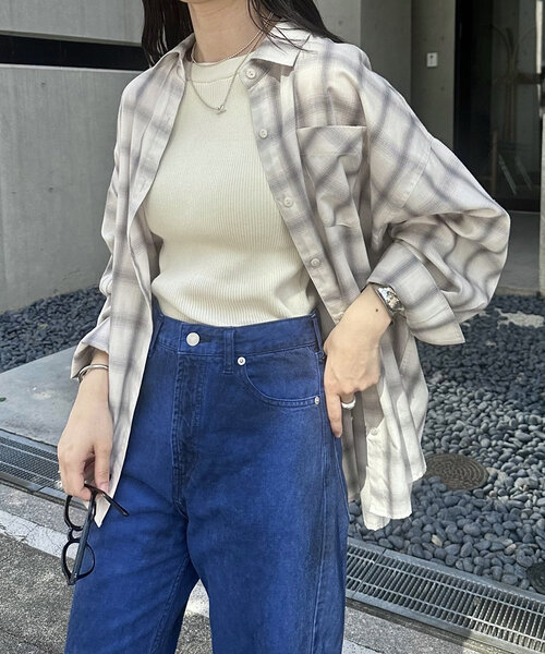 【セール】チェックシャツ（シャツ/ブラウス）｜mystic（ミスティック）