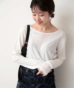 追加4》miller/ミラー SLOBE別注 SHEER RIB クルーネック（T