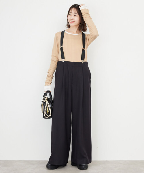 MILLER(ミラー)の「《追加》miller/ミラー SLOBE別注 SHEER RIB クルーネック(Tシャツ/カットソー・レディース・レッド/ベージュ/グレー/ホワイト・FREE)」の15枚目の写真