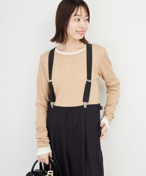 MILLER(ミラー)の「《追加》miller/ミラー SLOBE別注 SHEER RIB クルーネック(Tシャツ/カットソー・レディース・レッド/ベージュ/グレー/ホワイト・FREE)」の18枚目の写真