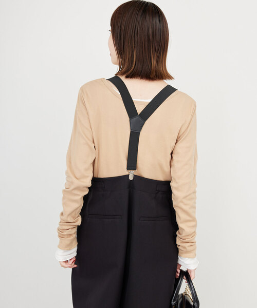 MILLER(ミラー)の「《追加》miller/ミラー SLOBE別注 SHEER RIB クルーネック(Tシャツ/カットソー・レディース・レッド/ベージュ/グレー/ホワイト・FREE)」の20枚目の写真