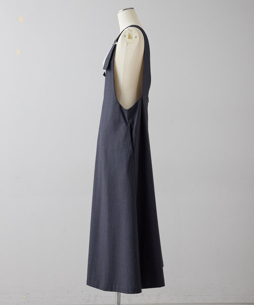 ear PAPILLONNER（イアパピヨネ）の「《手洗い可》ニット切替ジャンスカ【SUM1 STYLE(スミスタイル)】（シャツワンピース・レディース・ブラック・FREE）」の19枚目の写真