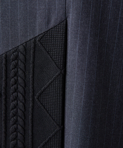 ear PAPILLONNER（イアパピヨネ）の「《手洗い可》ニット切替ジャンスカ【SUM1 STYLE(スミスタイル)】（シャツワンピース・レディース・ブラック・FREE）」の22枚目の写真