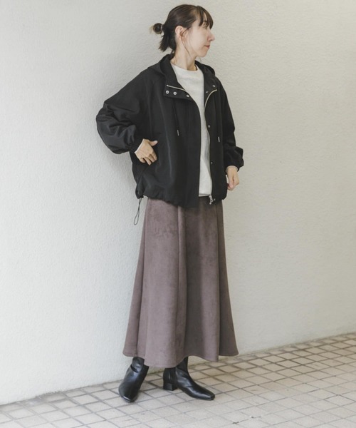 ITEMS URBANRESEARCH（アイテムズ アーバンリサーチ）の「マウンテンパーカー（マウンテンパーカー・レディース・ブラック/ベージュ・FREE）」の5枚目の写真