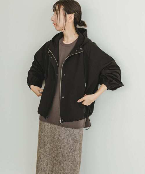 ITEMS URBANRESEARCH（アイテムズ アーバンリサーチ）の「マウンテンパーカー（マウンテンパーカー・レディース・ブラック/ベージュ・FREE）」の10枚目の写真