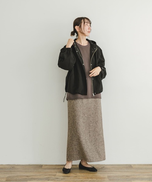 ITEMS URBANRESEARCH（アイテムズ アーバンリサーチ）の「マウンテンパーカー（マウンテンパーカー・レディース・ブラック/ベージュ・FREE）」の14枚目の写真