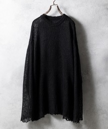 NUMBER (N)INE（ナンバーナイン）の「MOHAIR MESH WIDE STRIPED KNIT 