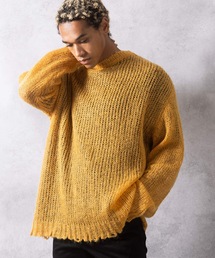 NUMBER (N)INE（ナンバーナイン）の「MOHAIR MESH WIDE STRIPED KNIT 