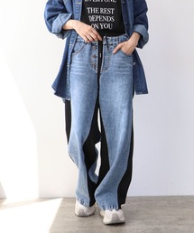 Cepica（セピカ）の「デニムリメイクライクスウェットパンツ（スウェットパンツ）」