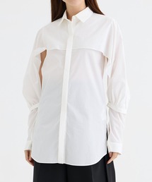 【GURTWEIN/ガーウィン】iconic bat sleeve shirt/レイヤードスリーブブラウス