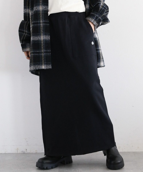 RAGEBLUE(レイジブルー)の「DISCUS/バックスリットIラインスカート(スカート・レディース・ネイビー/ブラック/グレー・FREE)」の7枚目の写真