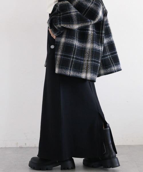 RAGEBLUE(レイジブルー)の「DISCUS/バックスリットIラインスカート(スカート・レディース・ネイビー/ブラック/グレー・FREE)」の8枚目の写真