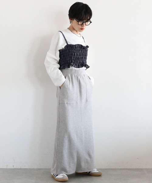 RAGEBLUE(レイジブルー)の「DISCUS/バックスリットIラインスカート(スカート・レディース・ネイビー/ブラック/グレー・FREE)」の11枚目の写真