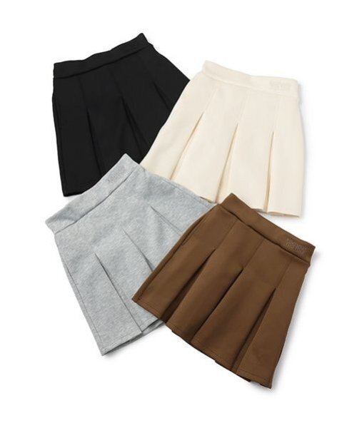 LOVETOXIC(ラブトキシック)の「【GOODPRICE】ダンボールスカパン(スカート・キッズ・モカ/アイボリー/ブラック/トップグレー・S/M/L)」の8枚目の写真