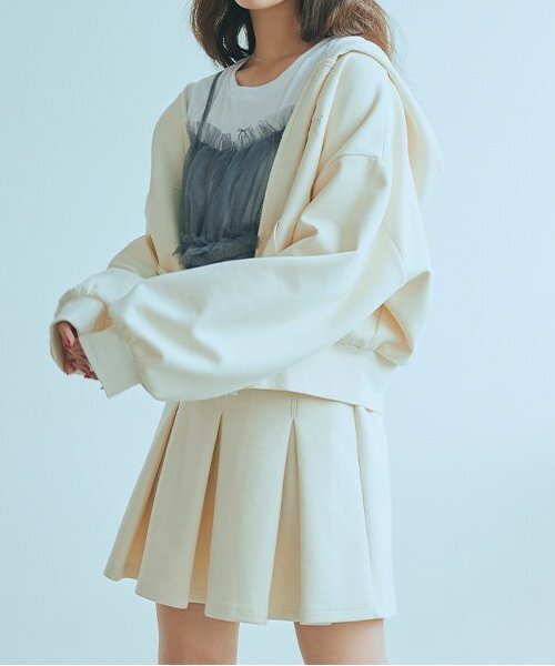 LOVETOXIC(ラブトキシック)の「【GOODPRICE】ダンボールスカパン(スカート・キッズ・モカ/アイボリー/ブラック/トップグレー・S/M/L)」の16枚目の写真