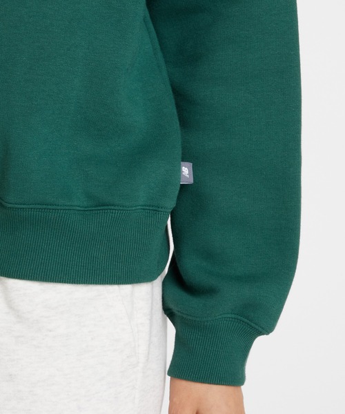 NEW BALANCE（ニューバランス）の「グラフィックフレンチテリークルー(裏起毛)（スウェット・レディース・アイボリー/グリーン/パープル・SMALL/MEDIUM/LARGE/X-LARGE）」の14枚目の写真