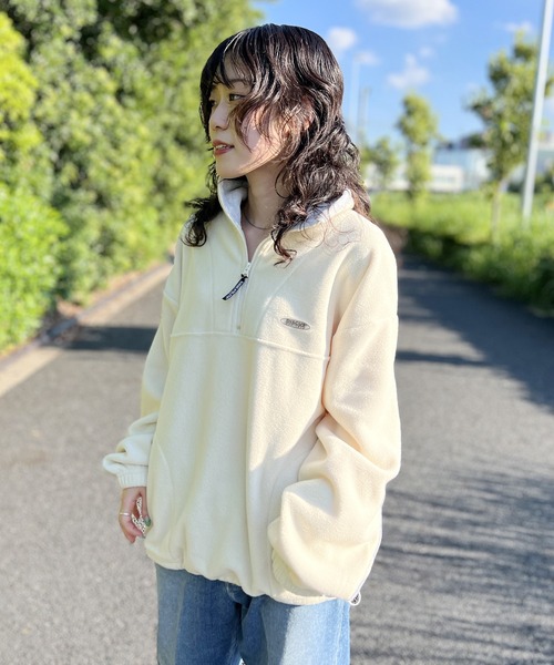 【セール】DISCUS×GrandPARK/ディスカス×グランドパーク別注フリースZIPスタンドプルオーバー（スウェット）｜Grand PARK（グランドパーク）