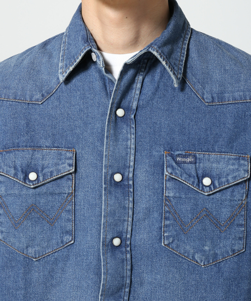 Wrangler(ラングラー)の「◇WRANGLER / ラングラー *WISM 127MW INDIGO(シャツ/ブラウス・メンズ・ブルー系その他・MEDIUM/SMALL/LARGE/X-LARGE)」の5枚目の写真