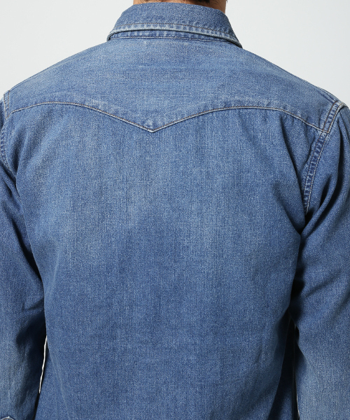 Wrangler(ラングラー)の「◇WRANGLER / ラングラー *WISM 127MW INDIGO(シャツ/ブラウス・メンズ・ブルー系その他・MEDIUM/SMALL/LARGE/X-LARGE)」の6枚目の写真