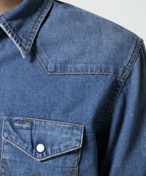 Wrangler(ラングラー)の「◇WRANGLER / ラングラー *WISM 127MW INDIGO(シャツ/ブラウス・メンズ・ブルー系その他・MEDIUM/SMALL/LARGE/X-LARGE)」の12枚目の写真