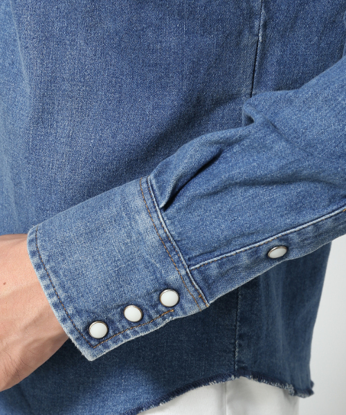 Wrangler(ラングラー)の「◇WRANGLER / ラングラー *WISM 127MW INDIGO(シャツ/ブラウス・メンズ・ブルー系その他・MEDIUM/SMALL/LARGE/X-LARGE)」の14枚目の写真