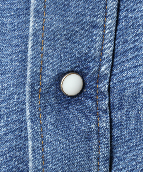 Wrangler(ラングラー)の「◇WRANGLER / ラングラー *WISM 127MW INDIGO(シャツ/ブラウス・メンズ・ブルー系その他・MEDIUM/SMALL/LARGE/X-LARGE)」の8枚目の写真