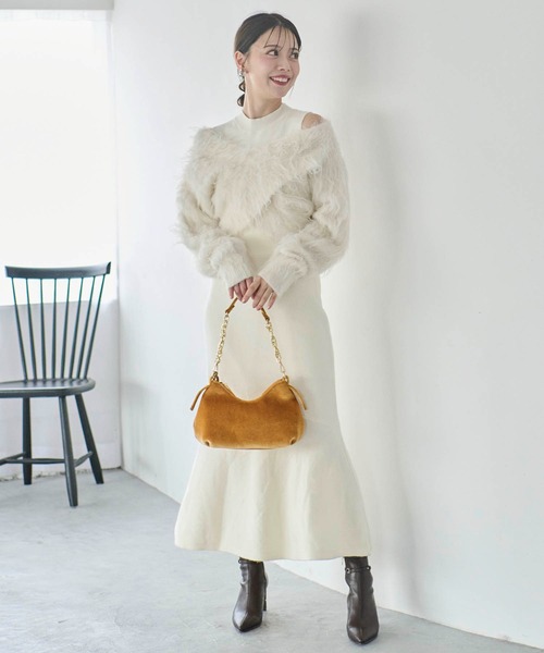 NOELA（ノエラ）の「ホーボーバッグ（ハンドバッグ・レディース・ボルドー/マスタード/ブラック・フリー）」の9枚目の写真