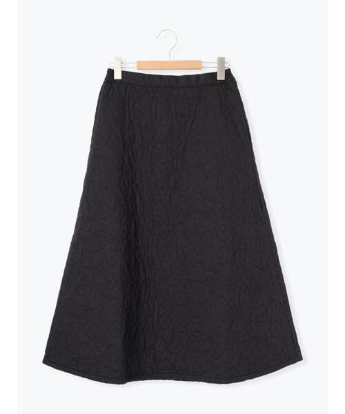 Samansa Mos2（サマンサ モスモス）の「花柄キルトAラインスカート（スカート・レディース・カーキ/ブラック/キナリ・F）」の20枚目の写真