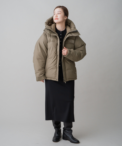IENA（イエナ）の「THE NORTH FACE/ザ ノースフェイス Alteration Baffs Jacket ND92360（ダウンジャケット/コート・レディース・ベージュ/ブラック・X-SMALL/SMALL）」の8枚目の写真